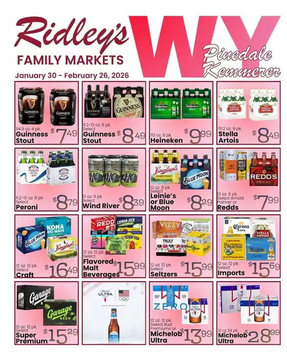 Ridley's Family Markets catalogue in Madera CA | Current special promotions | 2026-01-30T00:00:00.000Z - 2026-02-26T00:00:00.000Z