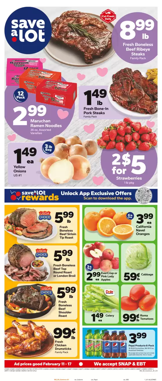 Save a Lot catalogue in Eagle Point OR | Top offers for all bargain hunters | 2026-02-11T00:00:00.000Z - 2026-02-17T00:00:00.000Z