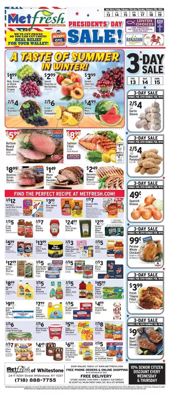Met Foodmarkets catalogue in Clemmons NC | Discounts and promotions | 2026-02-13T00:00:00.000Z - 2026-02-19T00:00:00.000Z