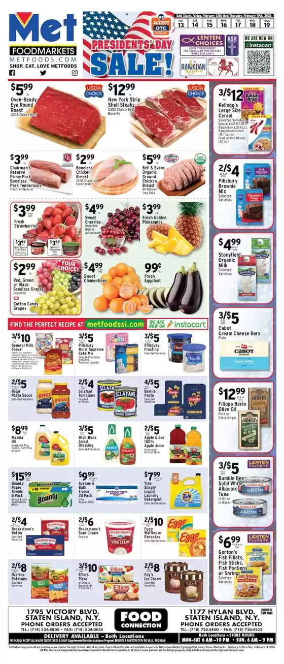 Met Foodmarkets catalogue in Clemmons NC | Current bargains and offers | 2026-02-13T00:00:00.000Z - 2026-02-19T00:00:00.000Z