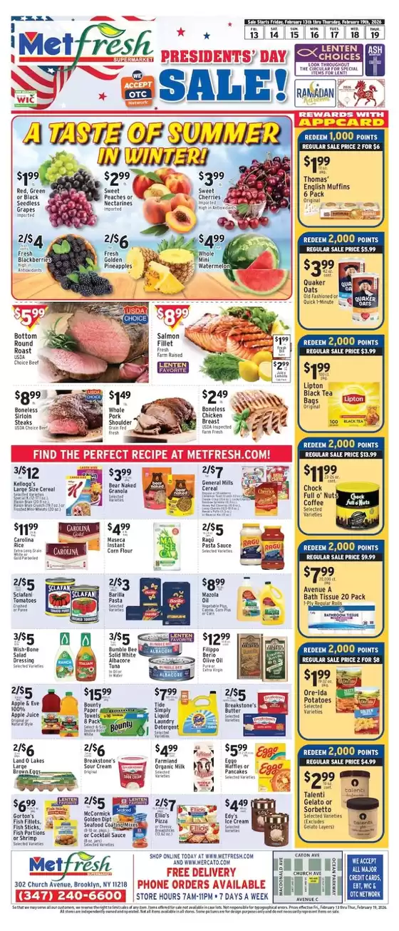 Met Foodmarkets catalogue in Clemmons NC | Our best offers for you | 2026-02-13T00:00:00.000Z - 2026-02-19T00:00:00.000Z