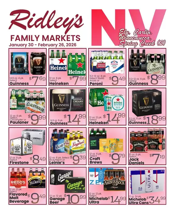 Ridley's Family Markets catalogue in Clemmons NC | Discover attractive offers | 2026-01-30T00:00:00.000Z - 2026-02-26T00:00:00.000Z