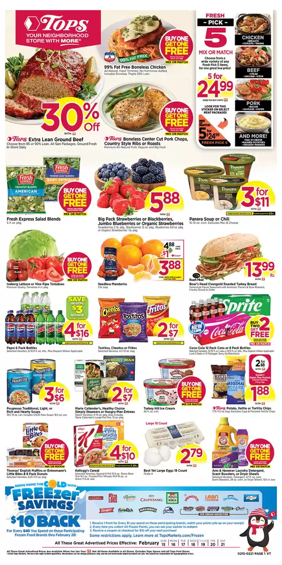 Tops catalogue in Atascadero CA | Our best offers for you | 2026-02-15T00:00:00.000Z - 2026-02-21T00:00:00.000Z