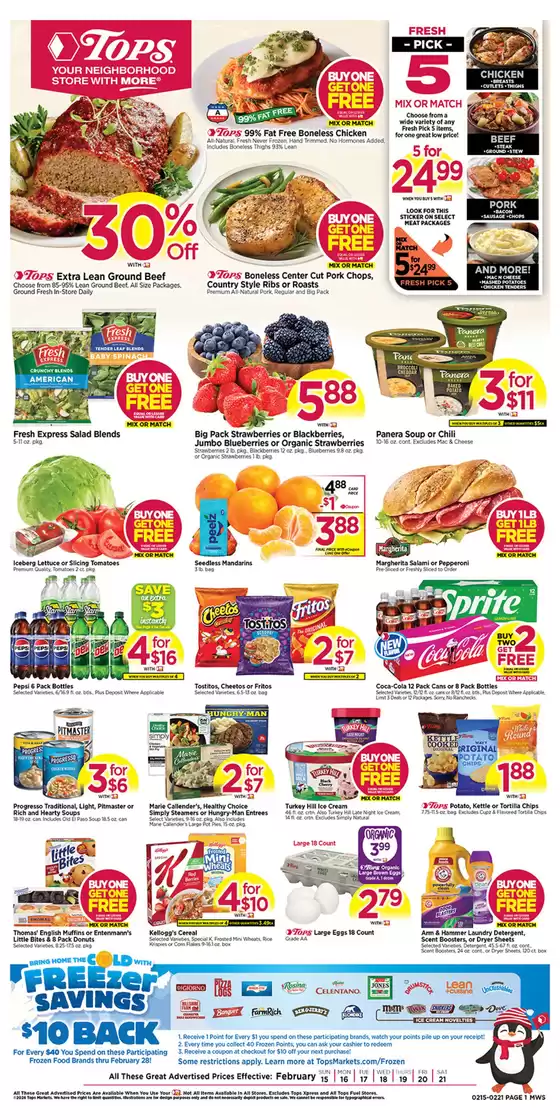 Tops catalogue in Atascadero CA | Offers for bargain hunters | 2026-02-15T00:00:00.000Z - 2026-02-21T00:00:00.000Z