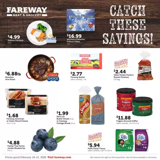 Fareway catalogue in Longview TX | Current special promotions | 2026-02-16T00:00:00.000Z - 2026-02-21T00:00:00.000Z