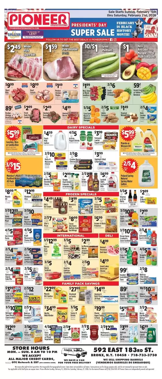 Pioneer Supermarkets catalogue in Atascadero CA | Great offer for all customers | 2026-02-15T00:00:00.000Z - 2026-02-21T00:00:00.000Z