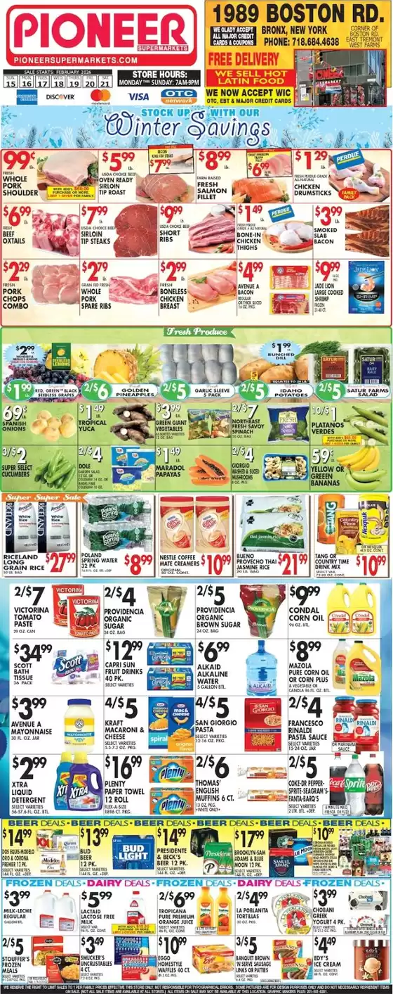 Pioneer Supermarkets catalogue in Atascadero CA | Great discounts on selected products | 2026-02-15T00:00:00.000Z - 2026-02-21T00:00:00.000Z