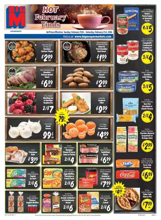 BigM Supermarkets catalogue | Top offers for all bargain hunters | 2026-02-15T00:00:00.000Z - 2026-02-21T00:00:00.000Z