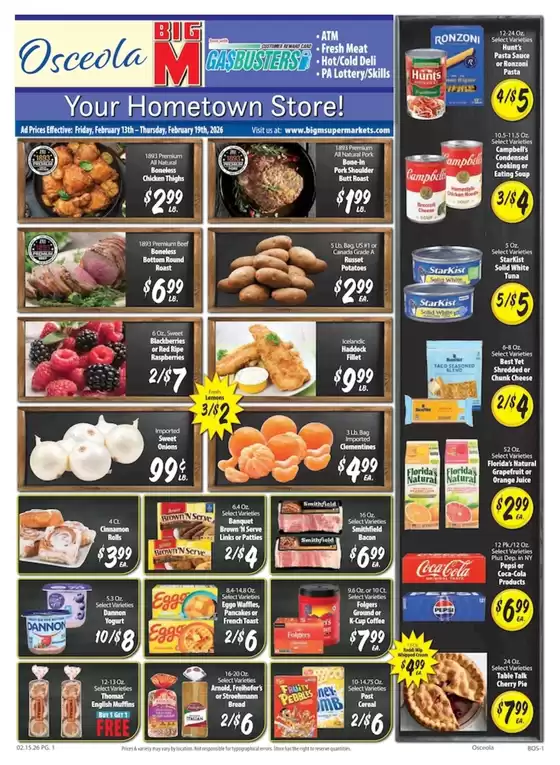 BigM Supermarkets catalogue in Lake Butler FL | Our best offers for you | 2026-02-13T00:00:00.000Z - 2026-02-19T00:00:00.000Z