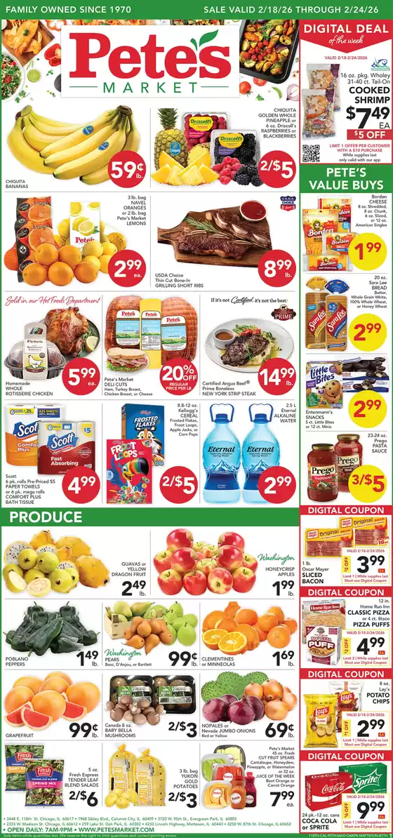 Pete's Fresh Market catalogue in Tucson AZ | Our best deals for you | 2026-02-18T00:00:00.000Z - 2026-02-24T00:00:00.000Z