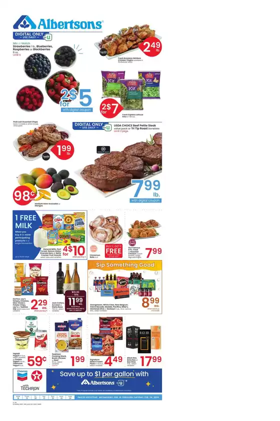Albertsons catalogue in Hannibal MO | Current bargains and offers | 2026-02-18T00:00:00.000Z - 2026-02-24T00:00:00.000Z