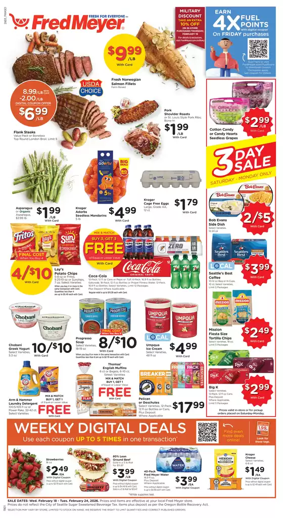 Fred Meyer catalogue in Chiefland FL | New offers to discover | 2026-02-18T00:00:00.000Z - 2026-02-24T00:00:00.000Z