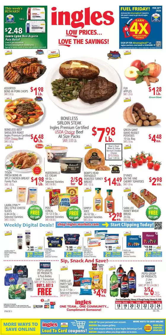 Ingles Markets catalogue in Chalmette LA | Our best bargains | 2026-02-18T00:00:00.000Z - 2026-02-24T00:00:00.000Z