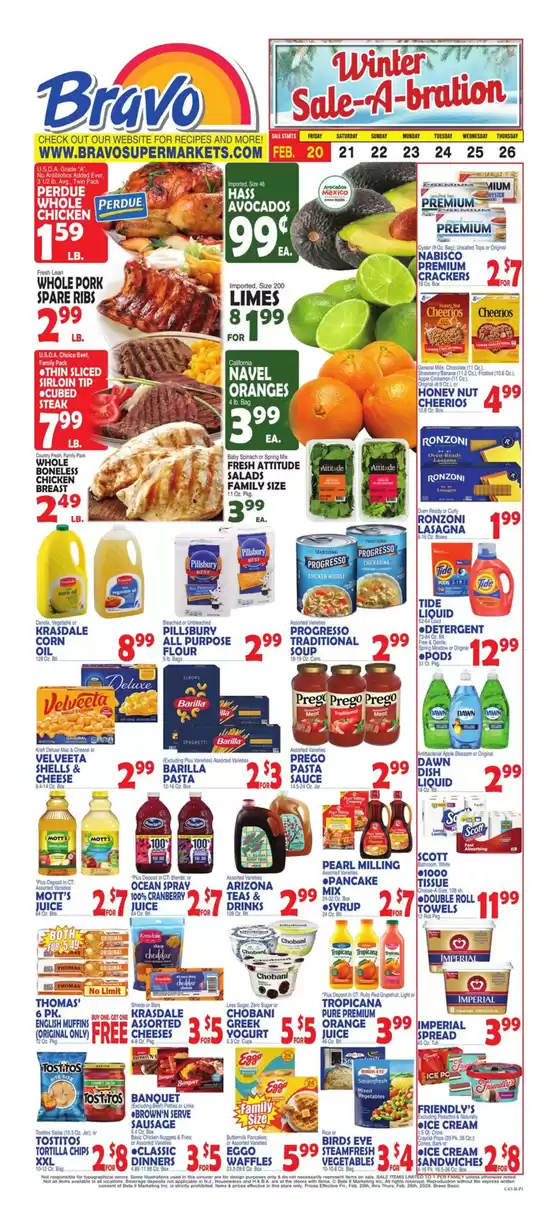 Bravo Supermarkets catalogue in Panama City FL | Exclusive deals and bargains | 2026-02-20T00:00:00.000Z - 2026-02-26T00:00:00.000Z