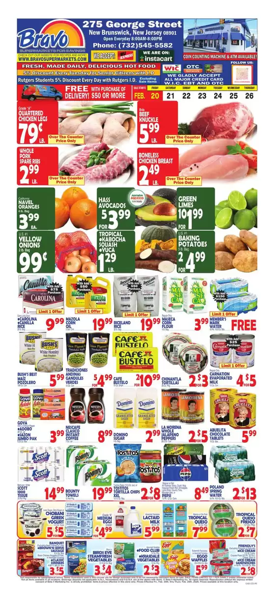Bravo Supermarkets catalogue in Panama City FL | Our best bargains | 2026-02-20T00:00:00.000Z - 2026-02-26T00:00:00.000Z