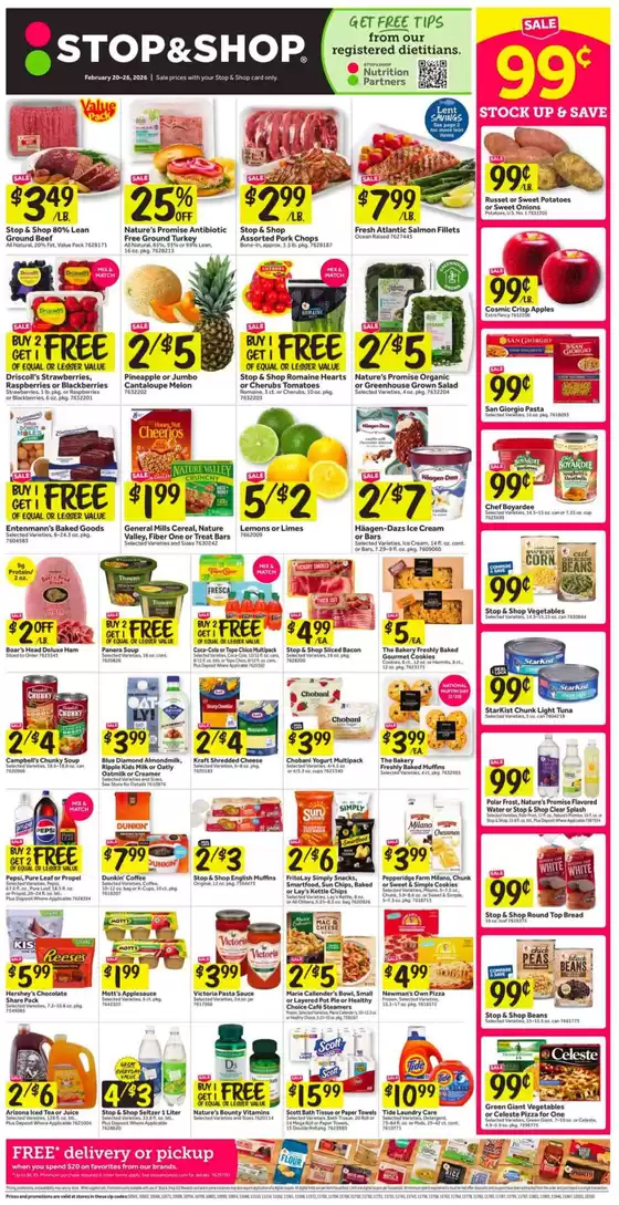 Stop&Shop catalogue | Discounts and promotions | 2026-02-20T00:00:00.000Z - 2026-02-26T00:00:00.000Z