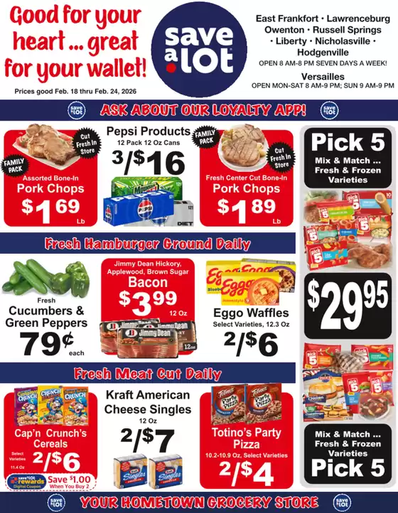 Save a Lot catalogue in Morrisville NC | Current deals and offers | 2026-02-18T00:00:00.000Z - 2026-02-24T00:00:00.000Z