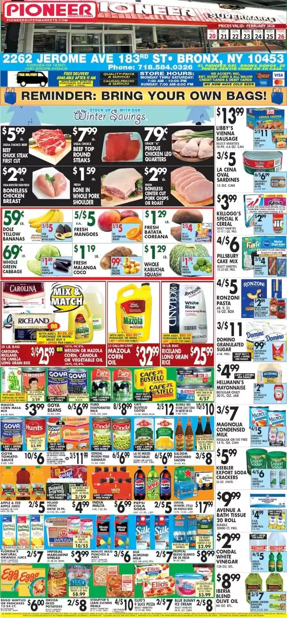 Pioneer Supermarkets catalogue | Exclusive deals and bargains | 2026-02-20T00:00:00.000Z - 2026-02-26T00:00:00.000Z