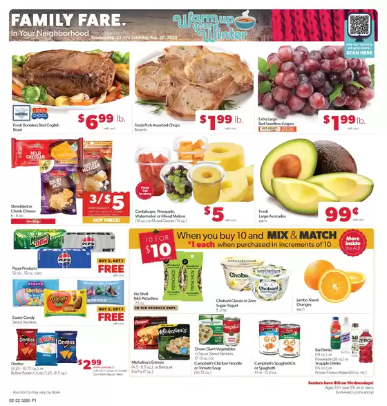 Family Fare catalogue in New York | Top offers for smart savers | 2026-02-20T00:00:00.000Z - 2026-02-21T00:00:00.000Z