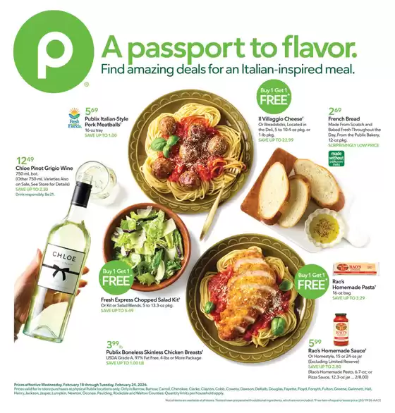 Publix catalogue in Hebron OH | New offers to discover | 2026-02-18T00:00:00.000Z - 2026-02-24T00:00:00.000Z