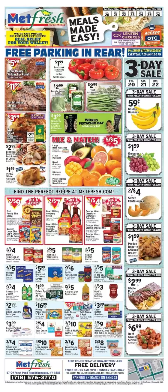 Met Foodmarkets catalogue | Our best bargains | 2026-02-20T00:00:00.000Z - 2026-02-26T00:00:00.000Z