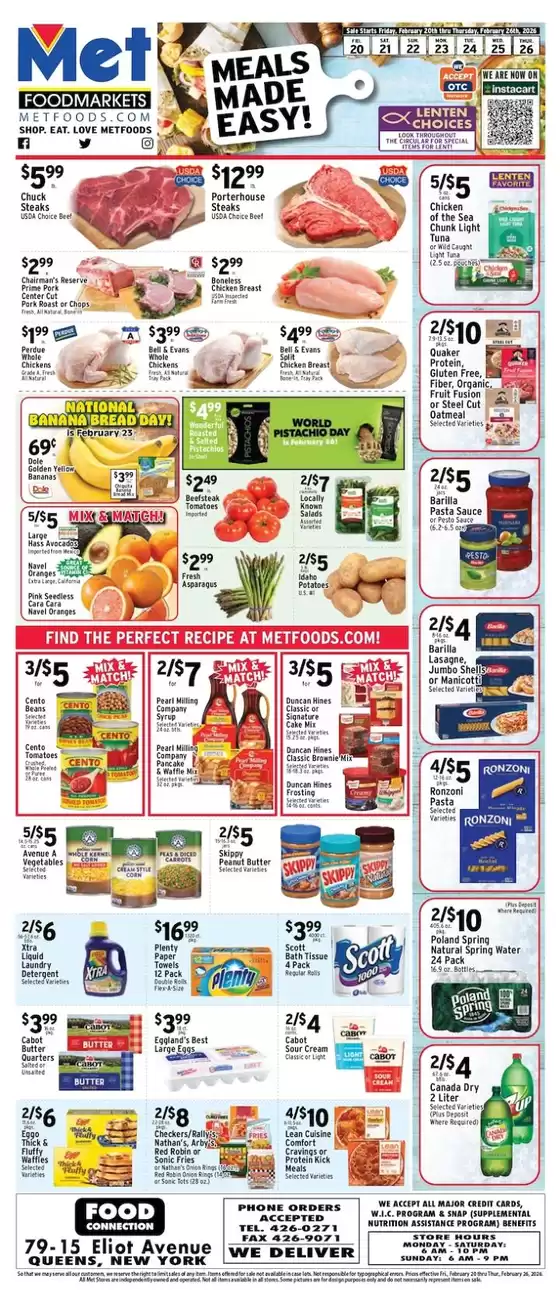 Met Foodmarkets catalogue | Great discounts on selected products | 2026-02-20T00:00:00.000Z - 2026-02-26T00:00:00.000Z