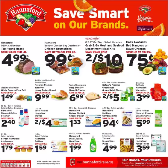 Hannaford catalogue in Garland TX | Special offers for you | 2026-02-22T00:00:00.000Z - 2026-02-28T00:00:00.000Z
