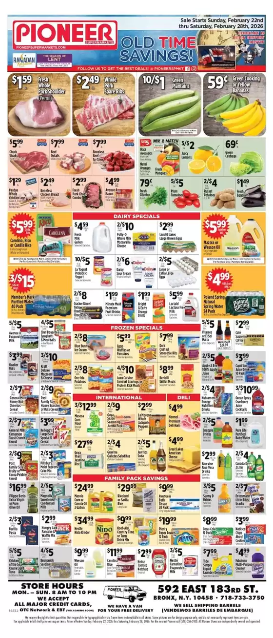 Pioneer Supermarkets catalogue in Tigard OR | Great offer for bargain hunters | 2026-02-22T00:00:00.000Z - 2026-02-28T00:00:00.000Z