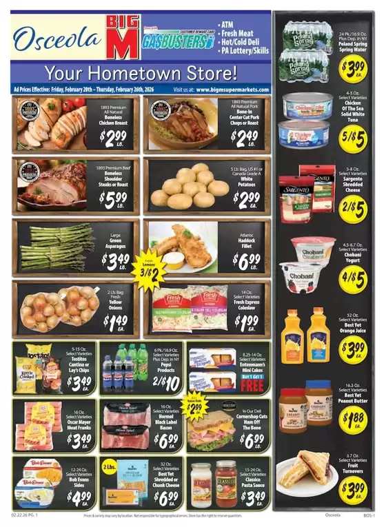 BigM Supermarkets catalogue in Hollywood CA | Our best bargains | 2026-02-20T00:00:00.000Z - 2026-02-26T00:00:00.000Z