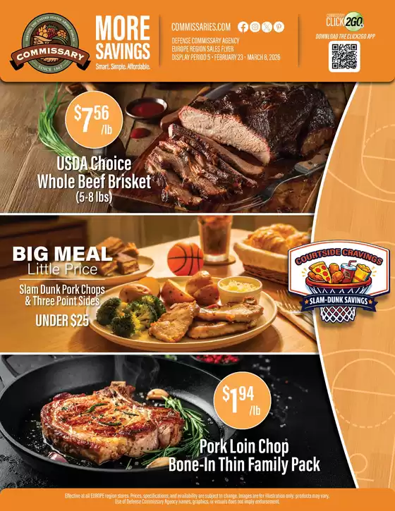 Commissary catalogue in Oceanside CA | Discounts and promotions | 2026-02-23T00:00:00.000Z - 2026-03-08T00:00:00.000Z