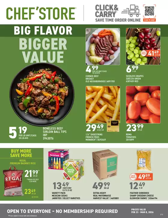 Chef'Store catalogue in Chandler AZ | Save now with our deals | 2026-02-23T00:00:00.000Z - 2026-03-08T00:00:00.000Z