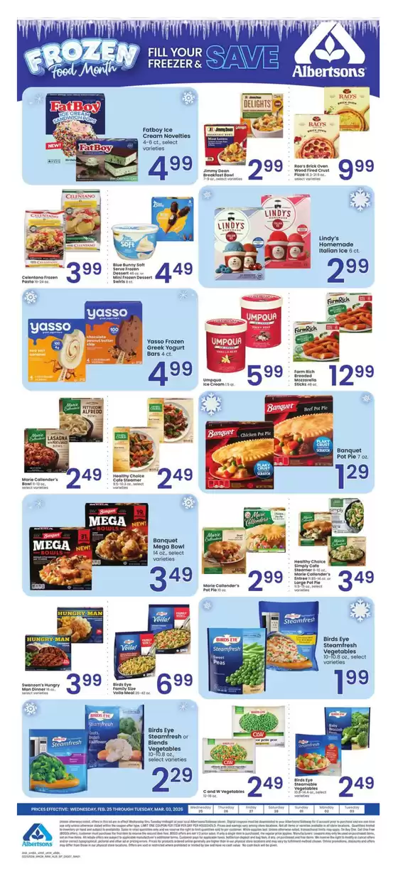 Albertsons catalogue in Reynoldsburg OH | Special offers for you | 2026-02-25T00:00:00.000Z - 2026-03-03T00:00:00.000Z
