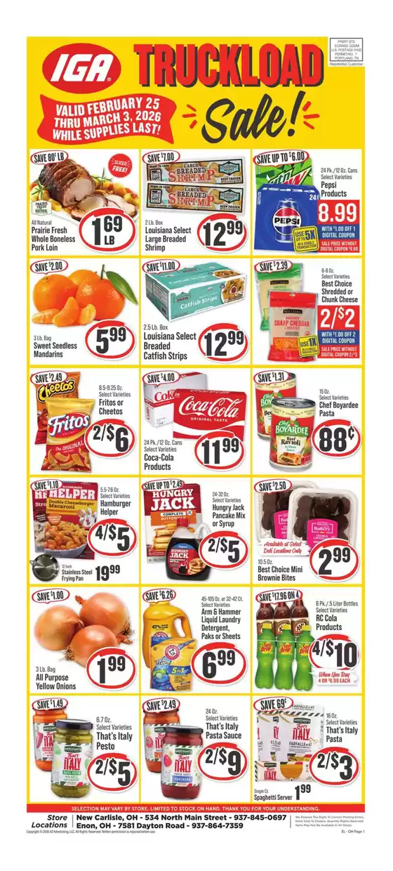 IGA catalogue in Nora Springs IA | Top offers for smart savers | 2026-02-25T00:00:00.000Z - 2026-03-03T00:00:00.000Z
