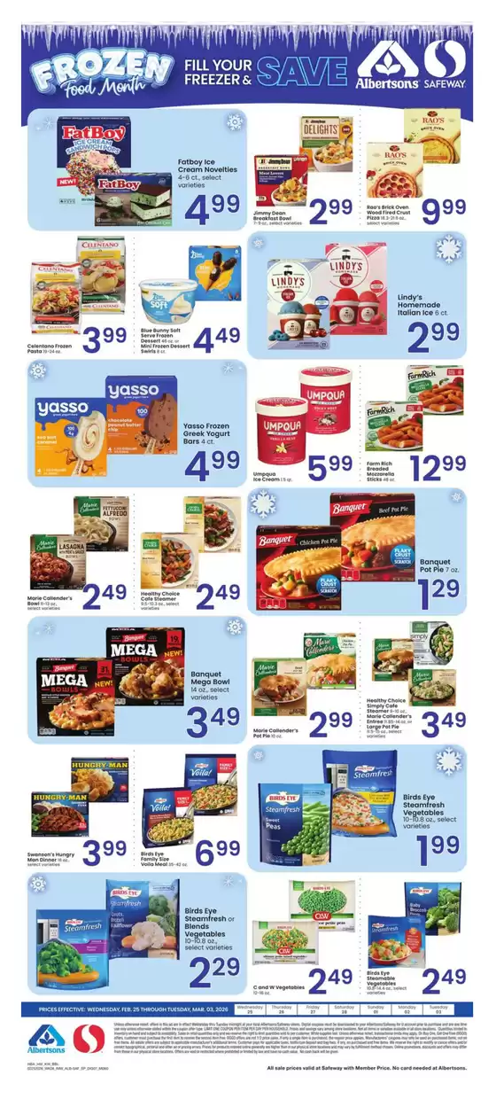 Safeway catalogue in Sherman IL | Attractive special offers for everyone | 2026-02-25T00:00:00.000Z - 2026-03-03T00:00:00.000Z