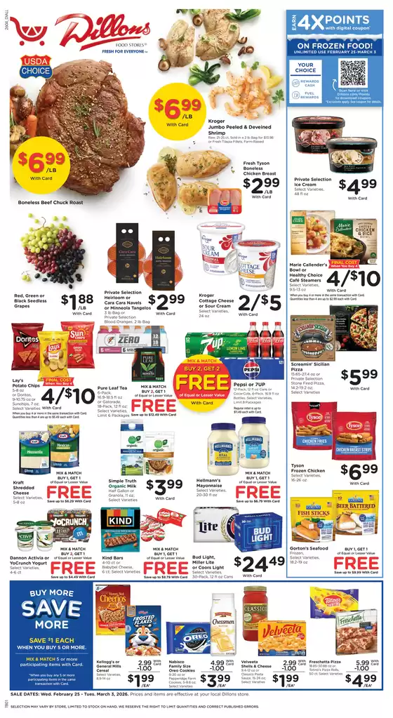 Dillons catalogue in Sherman IL | Wide range of offers | 2026-02-25T00:00:00.000Z - 2026-03-03T00:00:00.000Z
