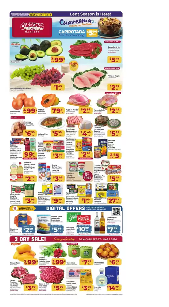 Cardenas catalogue in Sherman IL | Our best offers for you | 2026-02-25T00:00:00.000Z - 2026-03-03T00:00:00.000Z