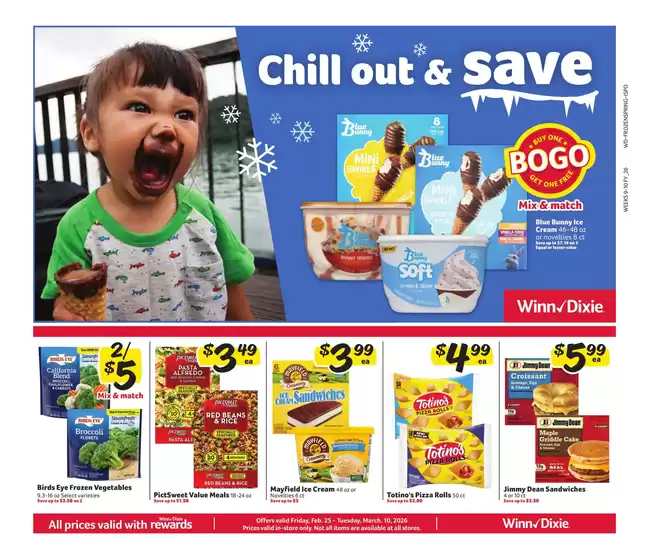 Winn Dixie catalogue in Eutawville SC | Offers for bargain hunters | 2026-02-25T00:00:00.000Z - 2026-03-10T00:00:00.000Z
