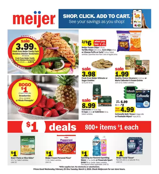 Meijer catalogue in West Liberty KY | Discover attractive offers | 2026-02-25T00:00:00.000Z - 2026-03-03T00:00:00.000Z