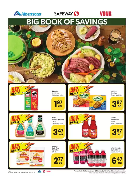 Safeway catalogue in Eutawville SC | Safeway - Southwest - BBS | 2026-02-25T00:00:00.000Z - 2026-03-31T00:00:00.000Z