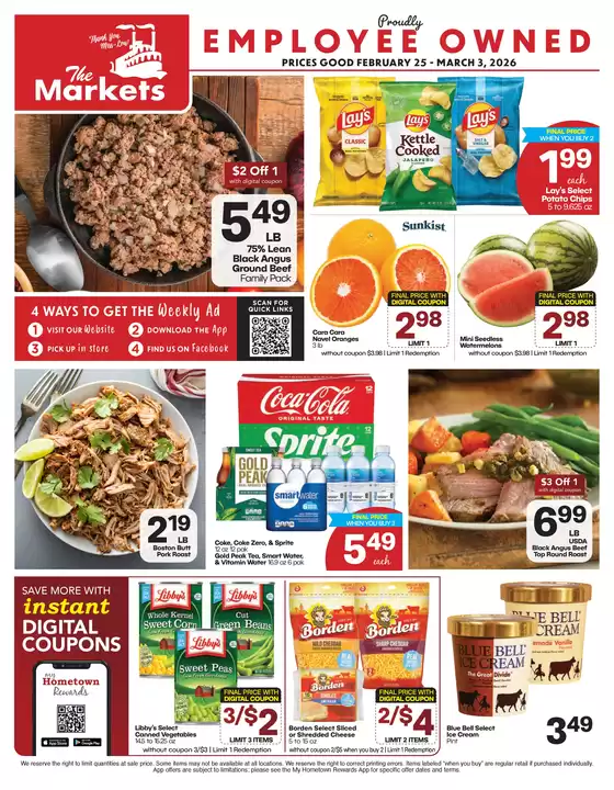 The Markets catalogue in West Liberty KY | The Markets weekly ad | 2026-02-25T00:00:00.000Z - 2026-03-03T00:00:00.000Z