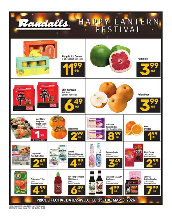 Randalls catalogue in Eutawville SC | Save now with our deals | 2026-02-25T00:00:00.000Z - 2026-03-03T00:00:00.000Z