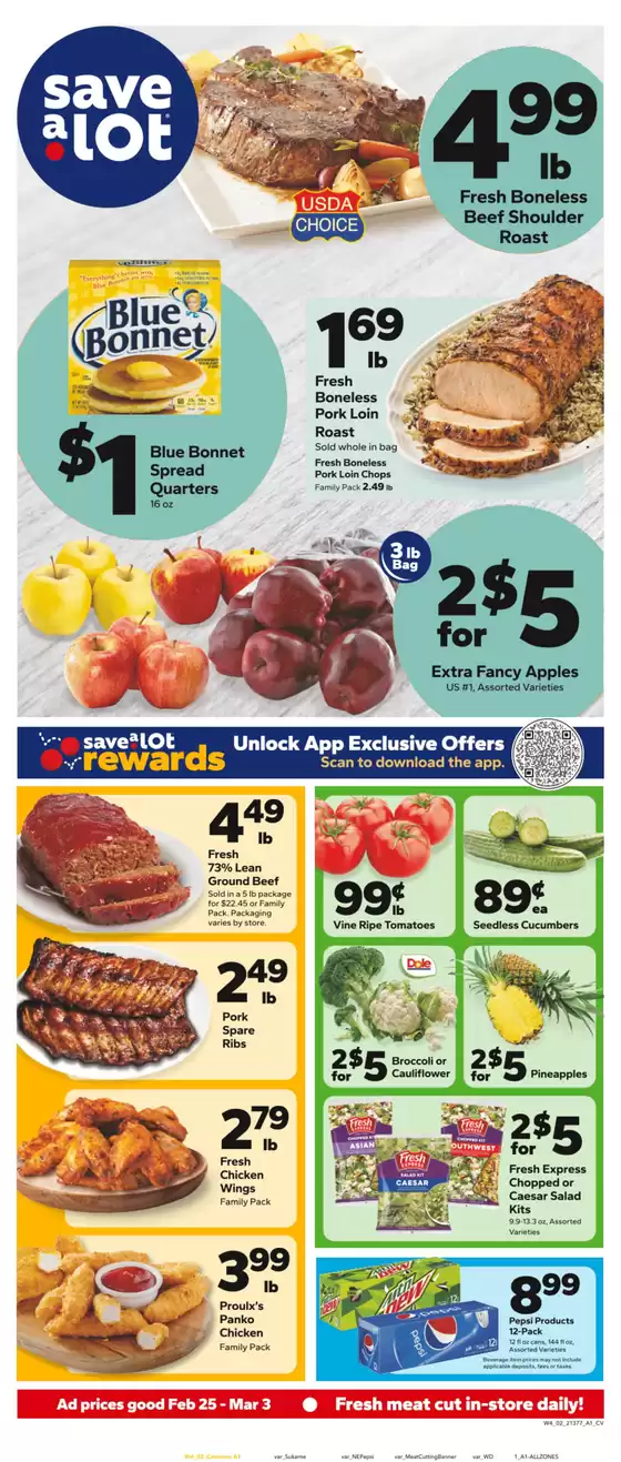 Save a Lot catalogue | Great discounts on selected products | 2026-02-25T00:00:00.000Z - 2026-03-03T00:00:00.000Z