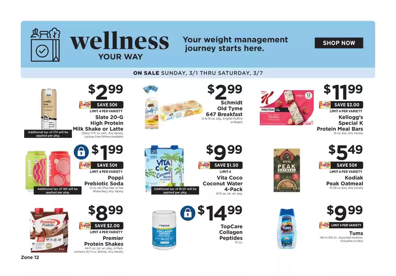 ShopRite catalogue | Shop Wellness 03/01 | 2026-02-26T00:00:00.000Z - 2026-03-07T00:00:00.000Z