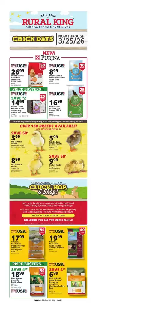 Rural King catalogue in Mount Sterling KY | Circular | 2026-02-26T00:00:00.000Z - 2026-03-11T00:00:00.000Z