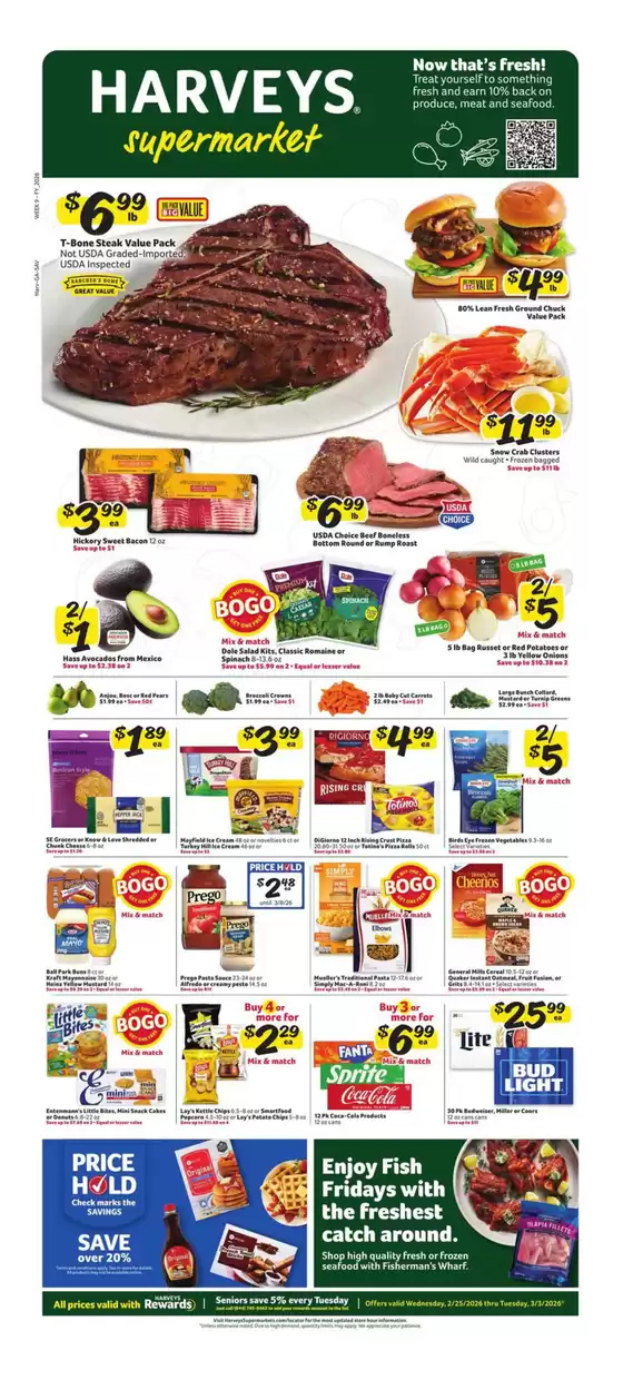 Harveys Supermarkets catalogue in Andalusia PA | Weekly Circular | 2026-02-25T00:00:00.000Z - 2026-03-03T00:00:00.000Z