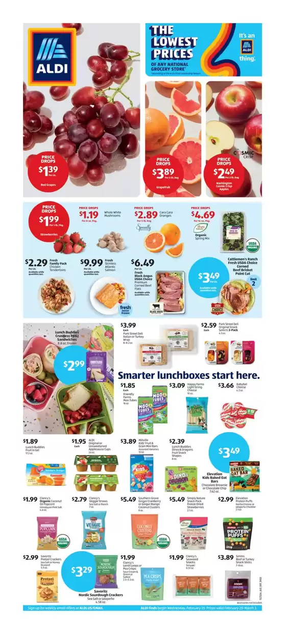 Aldi catalogue in Hagerhill KY | Weekly Ad | 2026-02-25T00:00:00.000Z - 2026-03-03T00:00:00.000Z