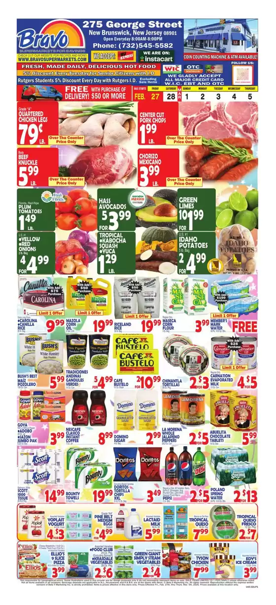 Bravo Supermarkets catalogue in Andalusia PA | Wide range of offers | 2026-02-27T00:00:00.000Z - 2026-03-05T00:00:00.000Z