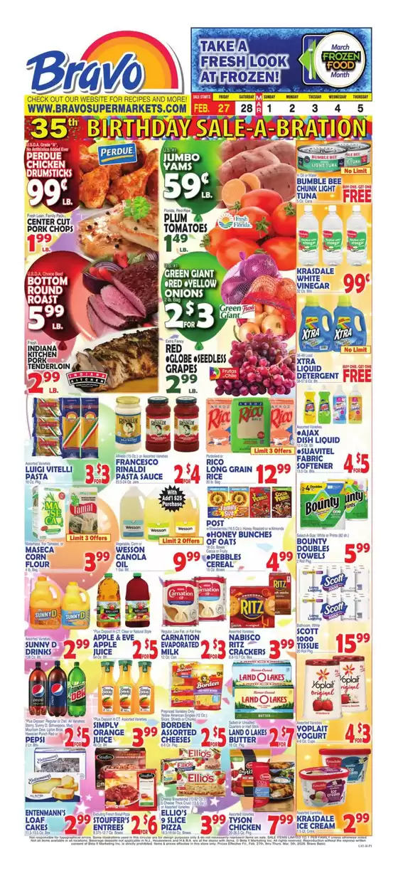 Bravo Supermarkets catalogue in Andalusia PA | Current deals and offers | 2026-02-27T00:00:00.000Z - 2026-03-05T00:00:00.000Z