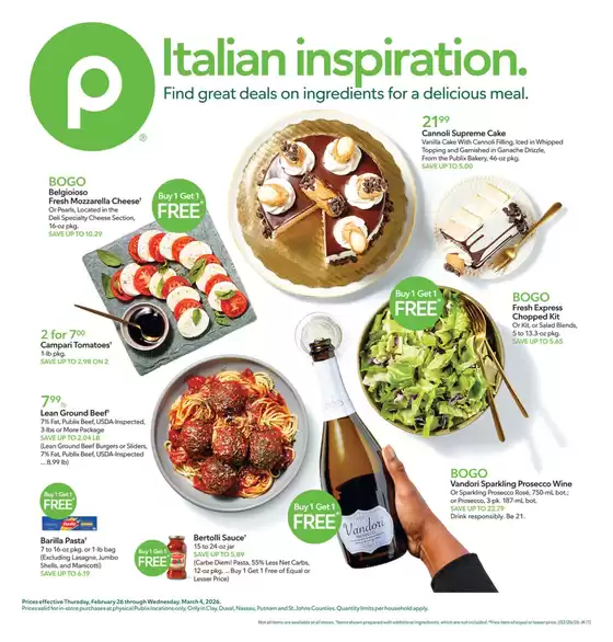 Publix catalogue in Santa Ana CA | Great discounts on selected products | 2026-02-26T00:00:00.000Z - 2026-03-04T00:00:00.000Z