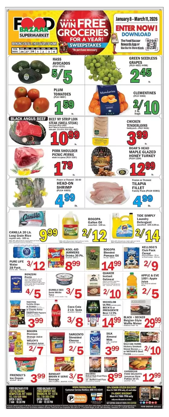 Food Bazaar catalogue in Santa Ana CA | New offers to discover | 2026-02-26T00:00:00.000Z - 2026-03-04T00:00:00.000Z